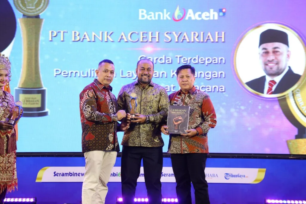 Terima Serambi Awards 2026, Bank Aceh Berhasil Jadi Solusi Pemulihan Layanan Keuangan Saat Bencana